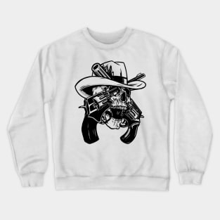 Skull Revolver Crewneck Sweatshirt
